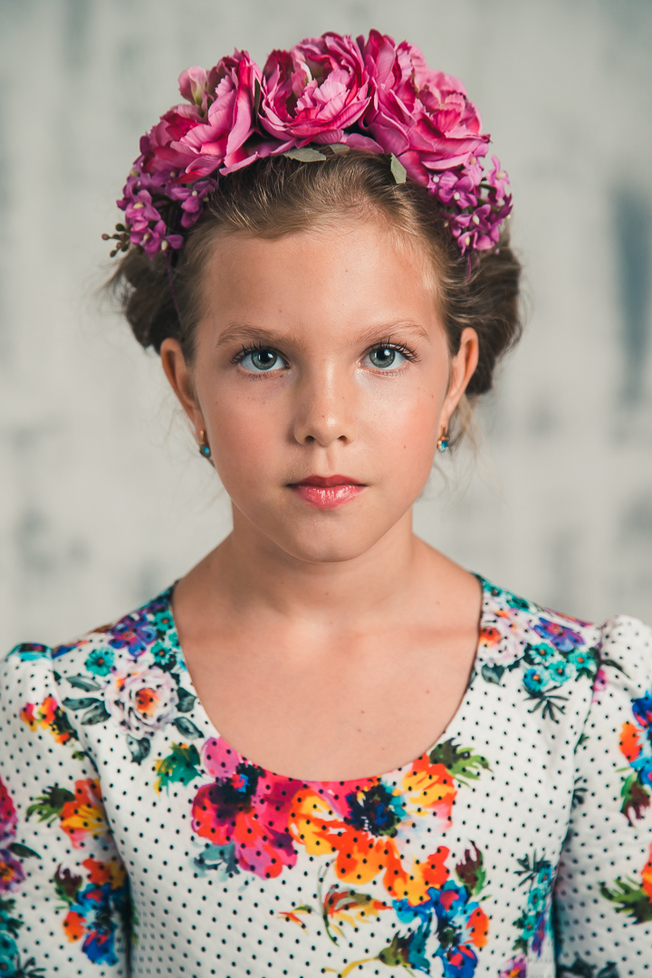 Арина Кузякина - аккредитованная модель для участия в подиумных показах на Междунродной Детской Неделе моды