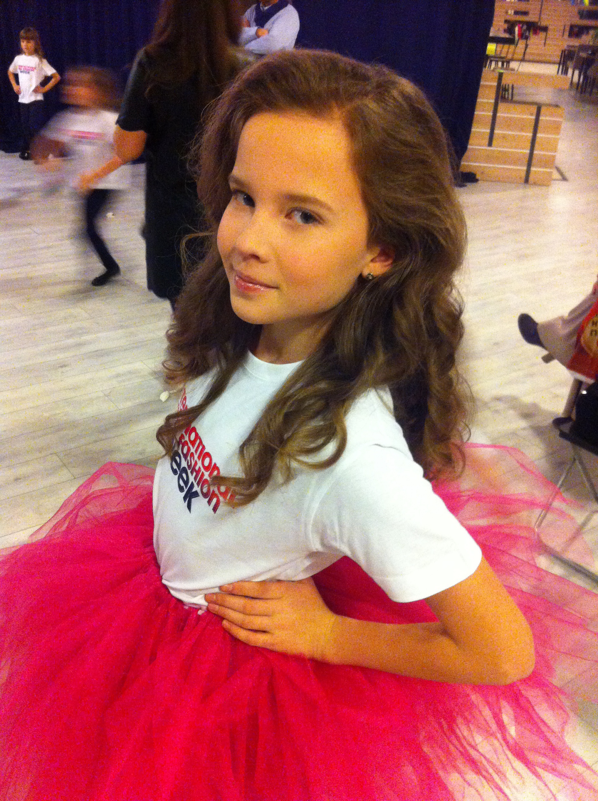Полина Голубовская - аккредитованная модель для участия в подиумных показах на Междунродной Детской Неделе моды