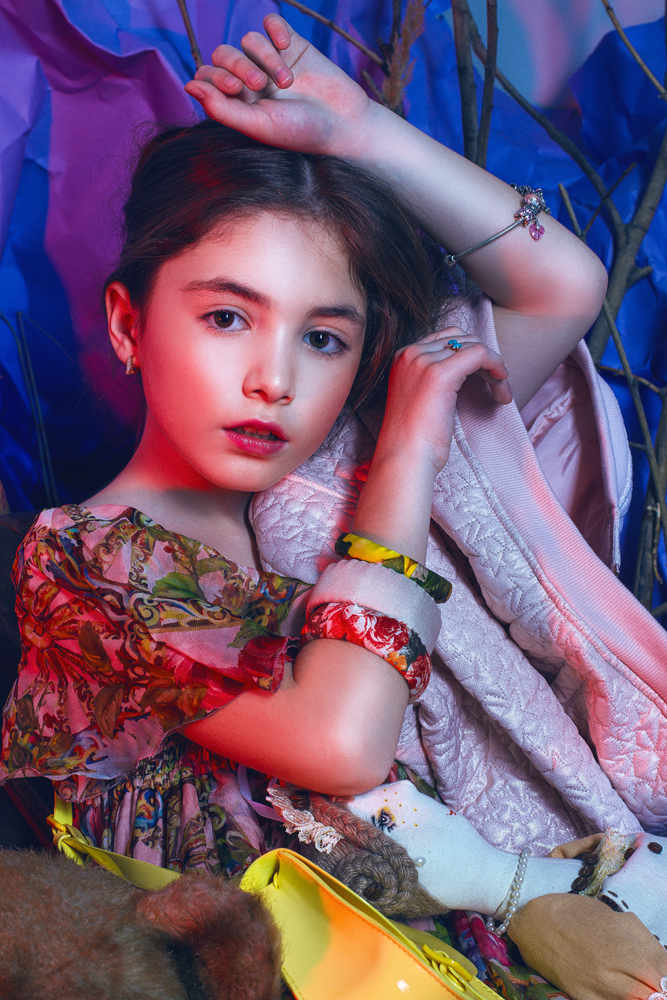 Дияна Кесаева - аккредитованная модель для участия в подиумных показах на Междунродной Детской Неделе моды