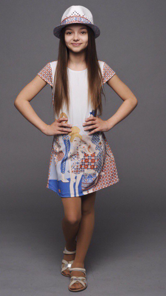 Валерия Осипова - аккредитованная модель для участия в подиумных показах на Междунродной Детской Неделе моды