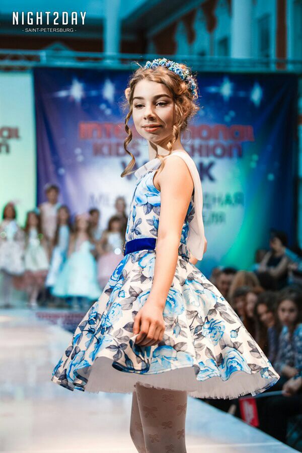 Дарья Непрокина - аккредитованная модель Международной детской недели моды